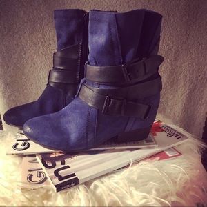 Anthropologie ankle bootie